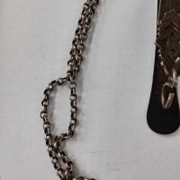 Сребърни държачи за колан с верижка, снимка 4 - Колекции - 43296411