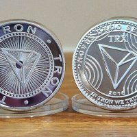 Трон монета / TRON coin ( TRX ) 2 - Silver, снимка 6 - Нумизматика и бонистика - 39116033