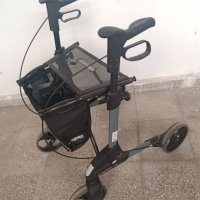 КАТО НОВ АЛУМИНИЕВ Ролатор Topro Troja, инвалидна проходилка,количка,made in NORWAY, снимка 15 - Ролатори - 37341658