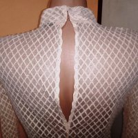 Красива Тюлена Блуза с лъскави камъчета. Код 2157, снимка 6 - Блузи с дълъг ръкав и пуловери - 44069432