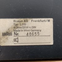 Braun L310, снимка 9 - Тонколони - 40386596