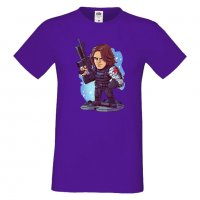 Мъжка тениска Marvel Winter Soldier  Игра,Изненада,Подарък,Геймър,, снимка 17 - Тениски - 36791855