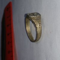 Старинен пръстен сачан над стогодишен - 73811, снимка 3 - Антикварни и старинни предмети - 29013615