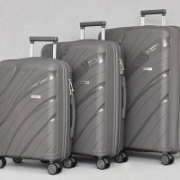 Комплект 3 куфара - различни цветове полипропилен, снимка 4 - Куфари - 44132737