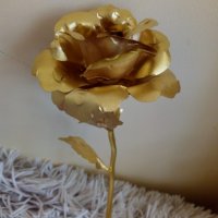 "Златна роза", снимка 1 - Декорация за дома - 36671620