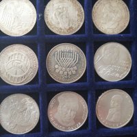 Сребърни немски монети 1951-2000, снимка 3 - Нумизматика и бонистика - 32858323
