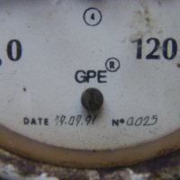 Немски промишлен термометър GPE , 0/+120 °C с диаметър ф 100мм., снимка 8 - Други машини и части - 42979279