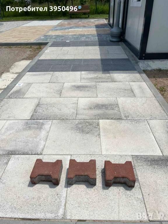 Паваж Бехатон /2Т/, 8см, цвят: червен - #Semmelrock, снимка 1