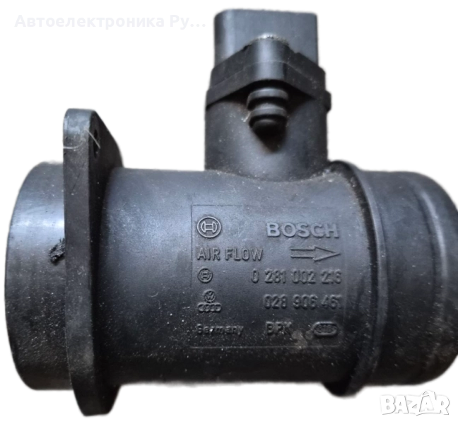 Дебитомер Audi A4 1.9 TDI 110 конски сили ,0281002216, снимка 1