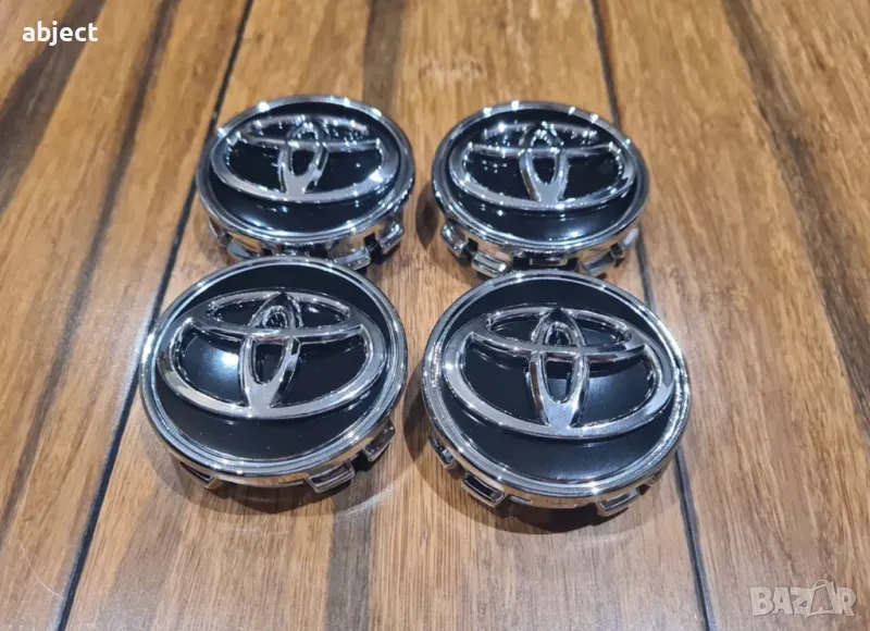 Черни Тойота Капачки за джанти 62мм, снимка 1