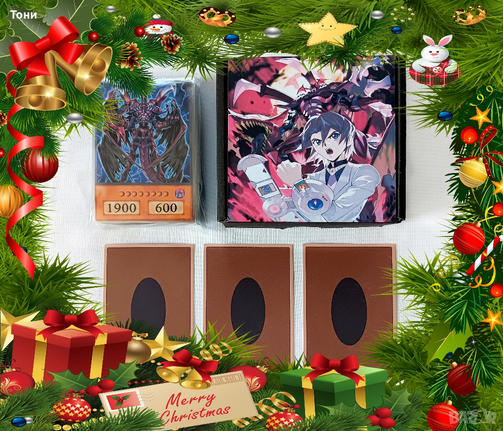 КОЛЕДНО НАМАЛЕНИЕ - Yu-Gi-Oh! Aster Phoenix Deck - Anime Style, снимка 1