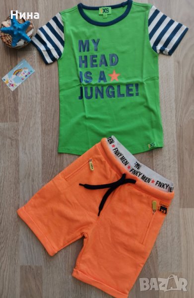 Тениска Funky XS в зелено, снимка 1