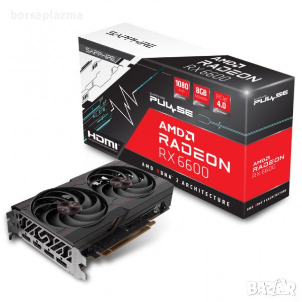 Sapphire Pulse Radeon RX 6600 Gaming 8G, 8192 MB GDDR6, снимка 1