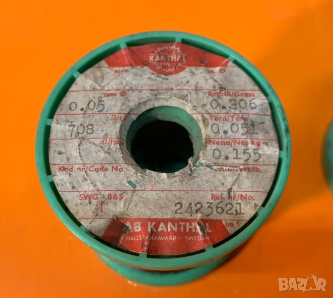 Оргинални Ролки Шведски Кантал 0.05 мм., снимка 1