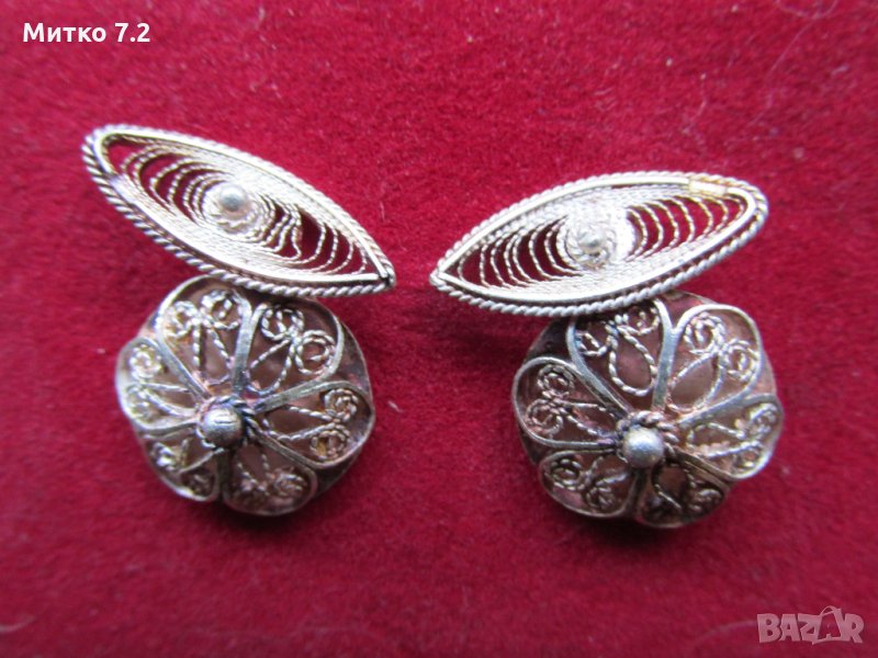 стари сребърни ръкавели, снимка 1