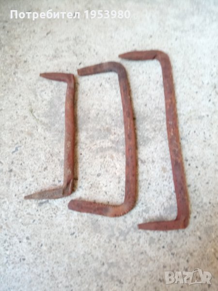 Стари скоби за греди, снимка 1