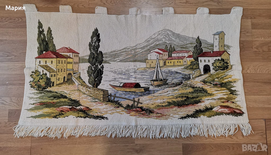 Голямо стенно текстилно пано, снимка 1