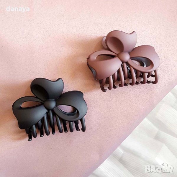 2028 Дамска шнола за коса с двойни зъбци, снимка 1