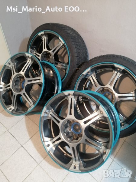 IAPONSKI  Aluminievi Djanti 18 + 2br. M/S - SYRON - 225/40R/18 = 5X98 / 5X108 c.o - 73.1mm, снимка 1