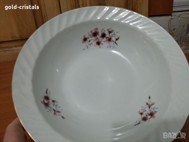 Стар български порцелан купа , снимка 1