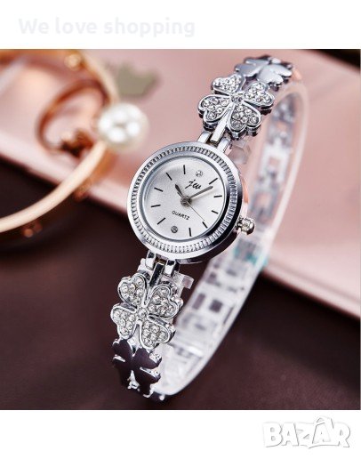 Дамски часовник с детелинки, 2 модела (005), снимка 1