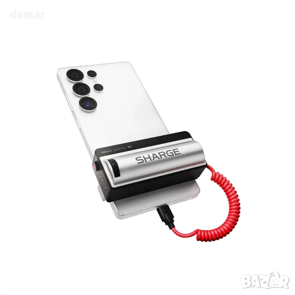 Външна батерия Sharge Grip с безжично управление на камерата, 5000 mAh, снимка 1