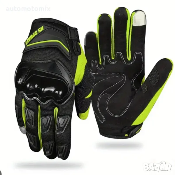 Ръкавици за мотор с протектори XL,XXL - Жълти, 2броя, 721257, снимка 1