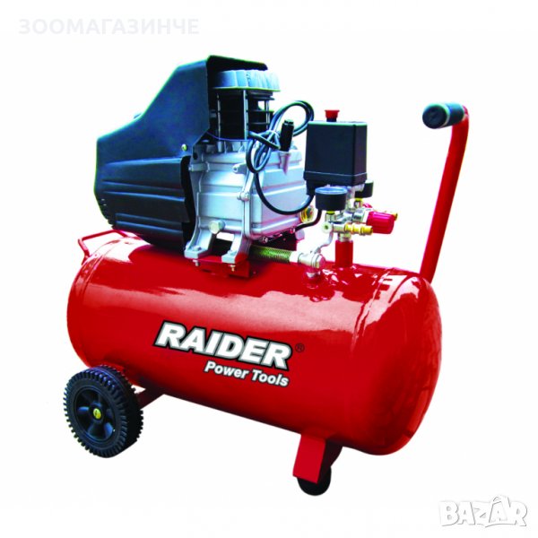 Компресор RAIDER RD-AC02 /50L., 1.5kW, снимка 1