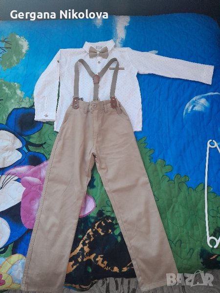 Официален костюм за 7г.и шапка Супер Марио, снимка 1