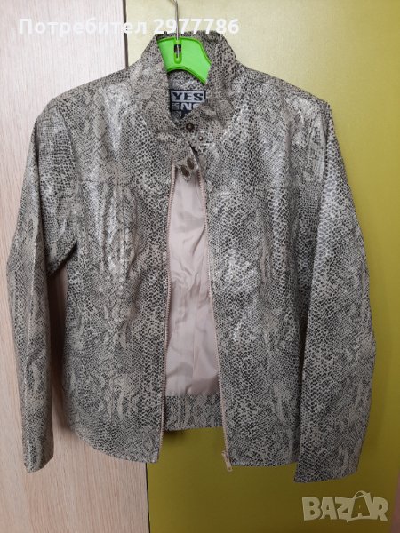 Яке от изкуствена кожа, снимка 1