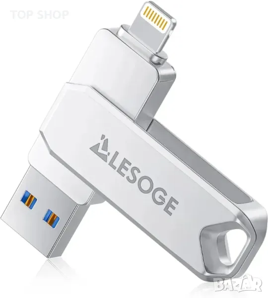 128GB USB Flash Drive за iPhone, 3 в 1 високоскоростна, снимка 1