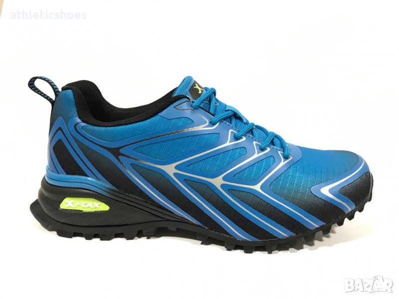 Мъжки маратонки с водоотблъскваща материя в синьо-I-CAX, снимка 1