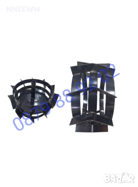 Метални колела с Полуоски за Мотофреза , снимка 1