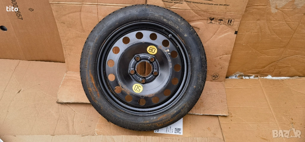 Резервна гума патерица 5 /120 17 Цола, снимка 1