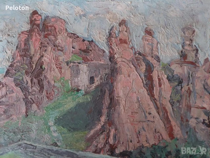 "Пейзаж ",неизвестен автор ,40 /45, снимка 1