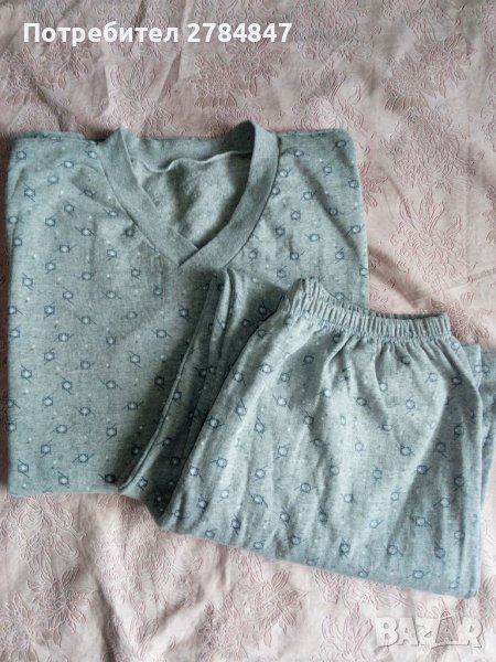Мъжка пижама 100℅ памук, снимка 1