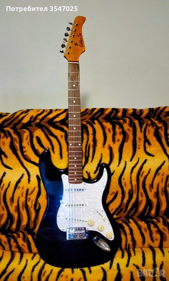 Електрическа китара Golden ton, екранирана с медно фолио , снимка 1