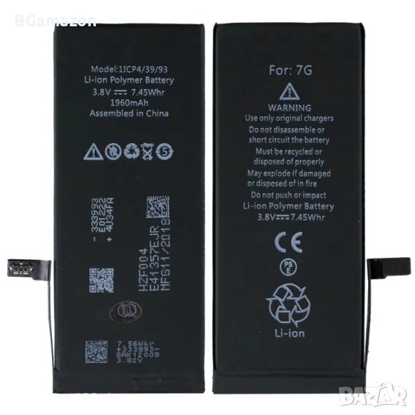 Батерия за Apple iPhone 7, 7G батерия за Айфон 7, оригинална батерия за iPhone 7, снимка 1