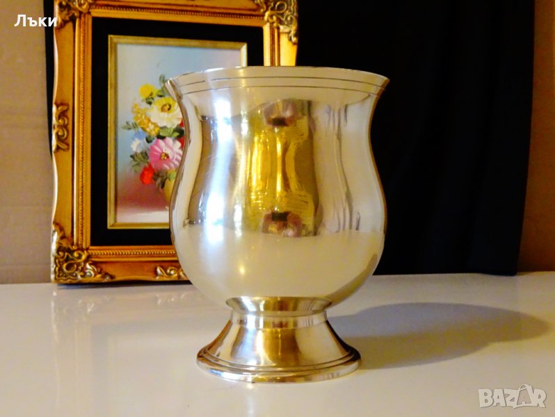 Английски бронзов бокал,халба 800 мл. , снимка 1