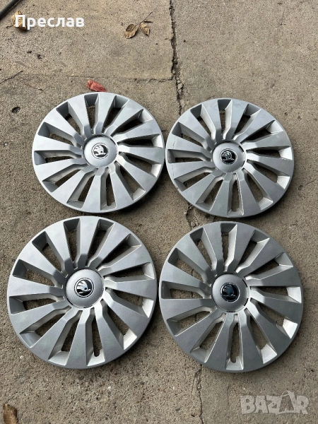 4 броя оригинални тасове за Skoda Octavia, Scala, Kamiq 16, снимка 1