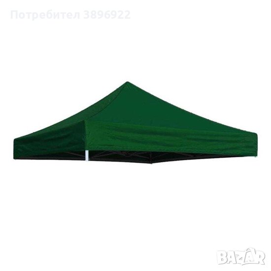 Зелено покривало за шатра  3х3 метра, снимка 1