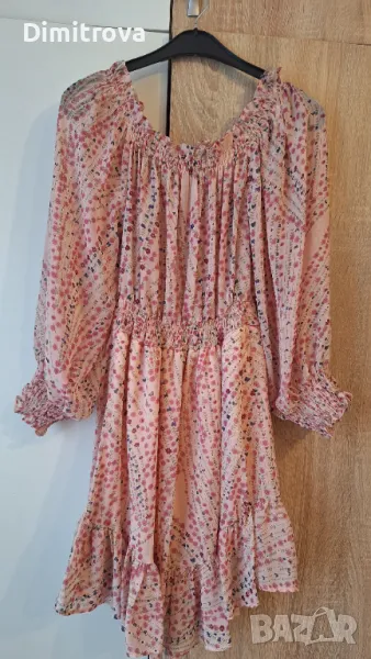 Къса шарена лятна рокля, снимка 1