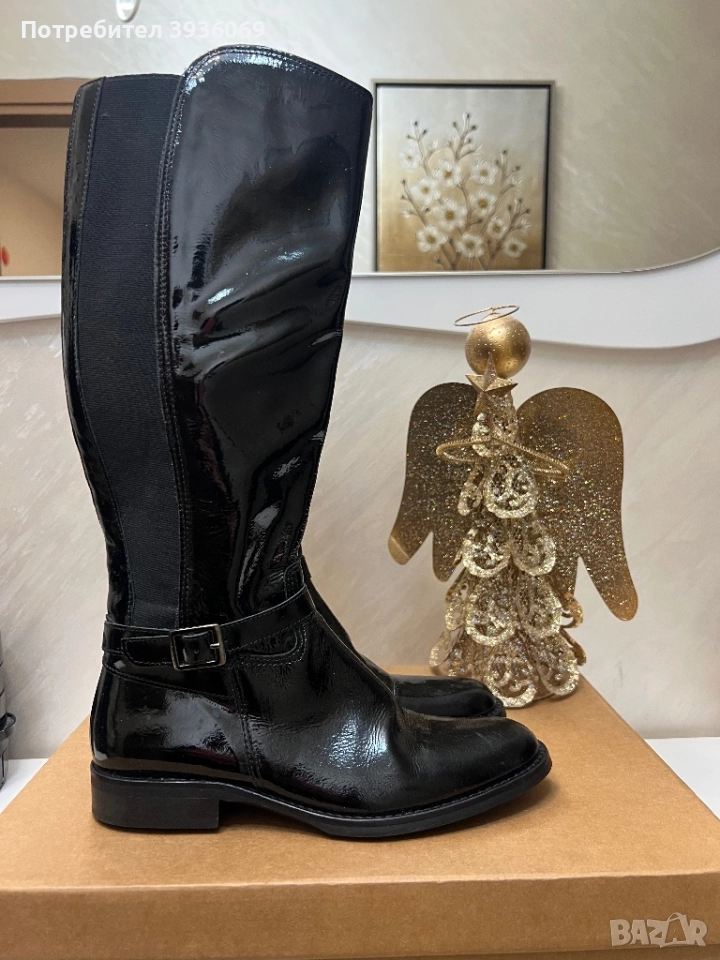 Италиански ботуши от естествен лак, снимка 1