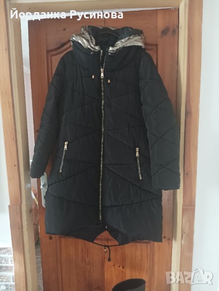 Намалям!Зимно яке La Morena с ефектна качулка XL/52 Бг размер+подходящи ботуши 38 номер , снимка 1