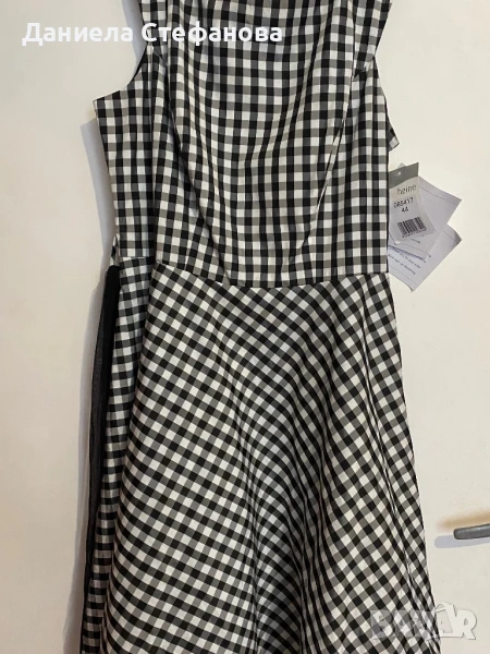 Рокля Heine пепит, нова с етикет, снимка 1