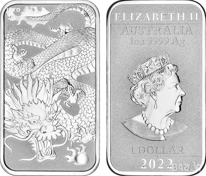 Сребърна Австралийски монети 1 oz 2022, снимка 1