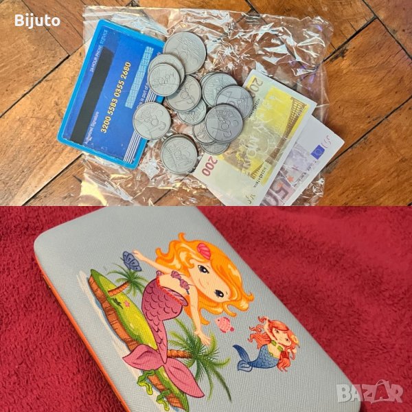 Детско протмоне и Детски пари и кредитна карта-за игра , снимка 1