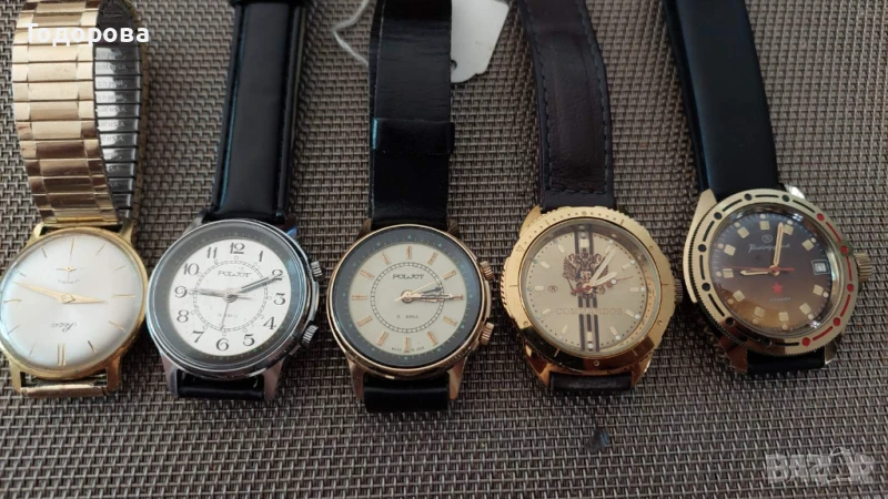 Мъжки ръчен часовник,часовници-швейцарски и руски,отлично състояние,100 лв и нагоре,винтич,хронграф, снимка 1