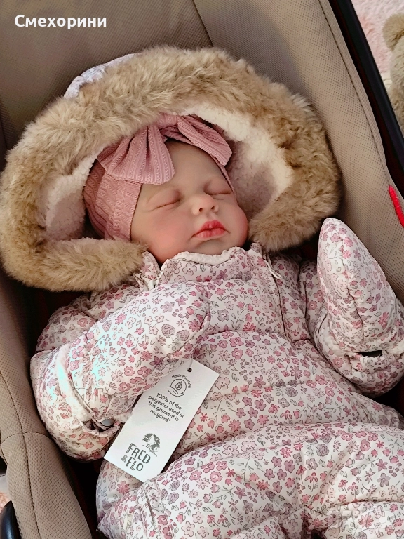 Нови зимни бебешки ескимоси за момиченца 9-12 месеца и ръст 80см, снимка 1