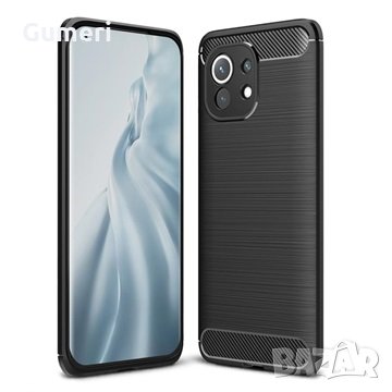 Xiaomi Mi11 Карбонов Удароустойчив Гръб, снимка 1